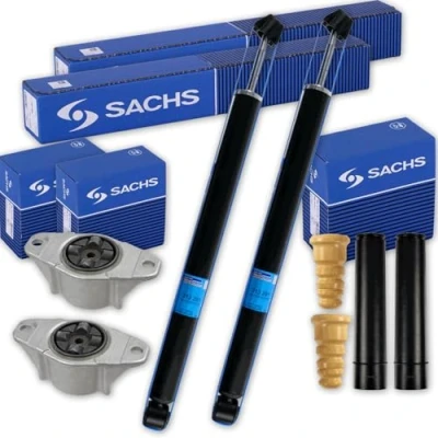 Abbildung von 2x SACHS Stoßdämpfer + Domlager Protection Kit hinten passend für Focus II