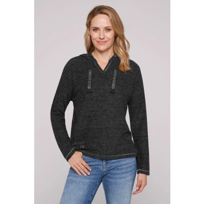 Abbildung von Soccx Kapuzenpullover, Damen, Größe: Large, Black