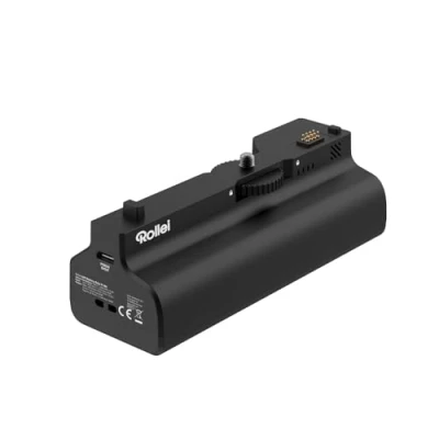 Abbildung von Rollei 71 Wh Batteriegriff für LUX 100 Bi Color/LUX RGB/LUX 60 Leistungsstark 4.800 mAh Ergonomisches Design mit Universelles 1/4&quot; Gewinde