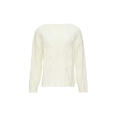 Abbildung von s.Oliver Black Label Strickpullover, Damen, Größe: 32, Natur