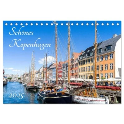 Abbildung von Schönes Kopenhagen (Tischkalender 2025 DIN A5 quer), CALVENDO Monatskalender