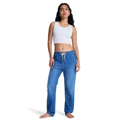 Abbildung von Roxy Slow Swell Elastische Jeans mit Relaxed Fit für Frauen