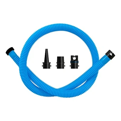 Abbildung von Cressi Unisex Adult Hand Pump Hose + Nozzles Kit 130 cm Flexibler Schlauch mit Gewindeanschluss, Schwarz