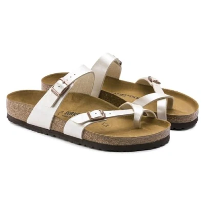 Abbildung von Birkenstock Zehentrenner, Damen, Größe: 38, Graceful pearl white Schuhe