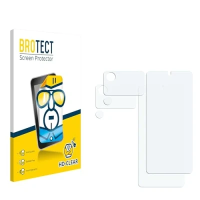 Abbildung von BROTECT (2 Stück Schutzfolie für Xiaomi Poco X4 Pro 5G (Display+Kamera) Displayschutz Folie Ultra Klar