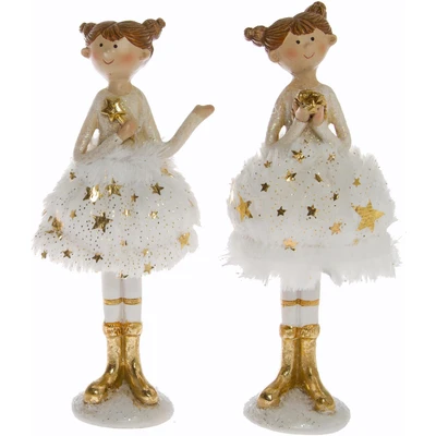 Abbildung von Myflair Möbel &amp; Accessoires Weihnachtsfigur &quot;Ballerinen mit Röckchen im Feder Look, Weihnachtsdeko&quot;