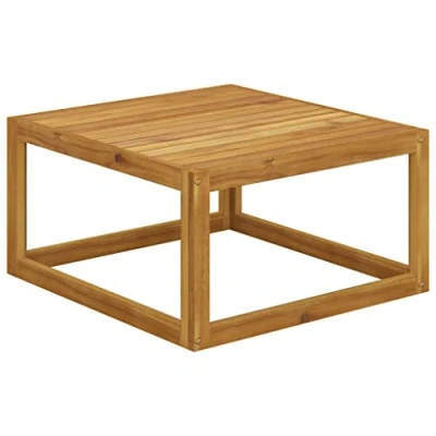 Abbildung von vidaXL Akazienholz Massiv Couchtisch Beistelltisch Gartentisch Teetisch Gartenmöbel Tisch Balkontisch Kaffeetisch Holztisch 68x68x29cm