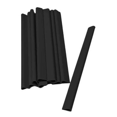 Abbildung von Sichtschutzstreifen Klemmschiene für Zaunblende Schwarz 20er Pack