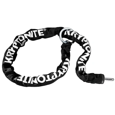 Abbildung von Kryptonite Unisex Einsteckkette 512 (5, 5mm/120cm) Fahrradschloss, Black, 120 cm