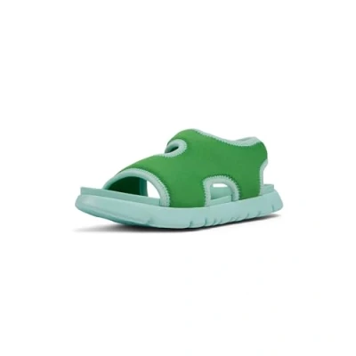 Abbildung von Camper Oruga Riemensandalette für Kinder, Größe: 32, Helles grün Schuhe