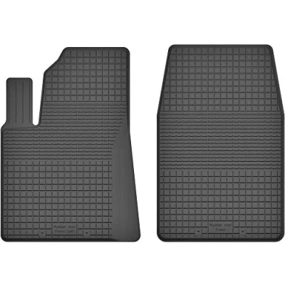 Abbildung von Fußmatten Vorne 2er Set für Mazda 2 2003 2007 DY Gummi Gumimatten