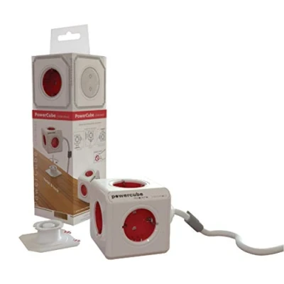 Abbildung von PowerCube Extended Rot Weiß 3 m Schuko