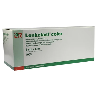 Abbildung von Lenkelast Color Mittelzugb.8 cmx5 m grün 10 St