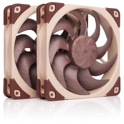 Abbildung von Noctua NF A12x25 G2 PWM Sx2 PP, Doppellüfter Set für Push Pull und Side by Anwendungen (Braun)