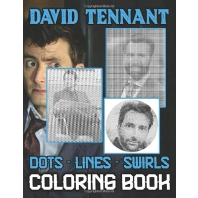Abbildung von David Tennant Dots Lines Swirls Coloring Book: Great Gift Adults Activity Color Puzzle Books