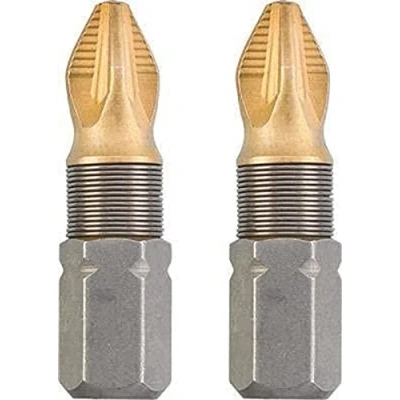 Abbildung von kwb 124102 Titan Tin, TQ 60 Stahl, ISO 1173, Antrieb C6.3, PZ.2, 25 mm