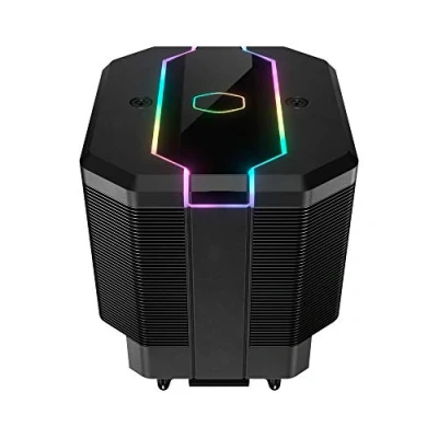 Abbildung von Cooler Master MasterAir MA620M CPU Kühler ARGB Dual Tower Kühlkörper, 6 Heatpipes mit leisem SF120R Lüfter