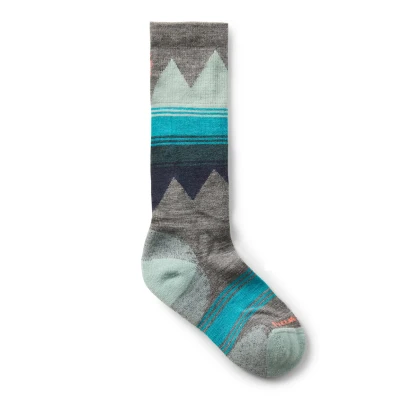 Abbildung von Smartwool Unisex Youth Kids&#039; Ski Light Cushion OTC Socks, MEDIUM Gray, XS