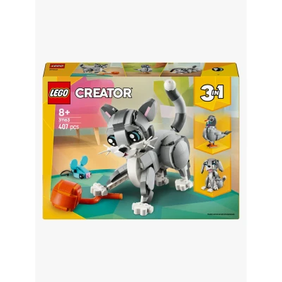 Abbildung von 31163 Creator 3 in 1 Graue Katze, Konstruktionsspielzeug