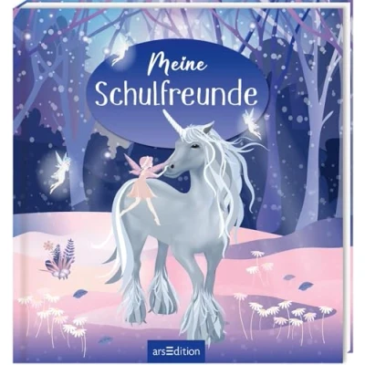 Abbildung von Ars Edition Poesiealbum Meine Schulfreunde Einhorn