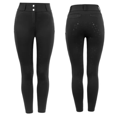 Abbildung von Cavallo Reitleggings CavalCandera Grip Mobile Schwarz 38