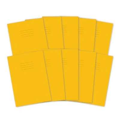 Abbildung von Hamelin Übungsbuch, A4, 8 mm, liniert mit Rand, 48 Seiten,gelb, (10er Pack)