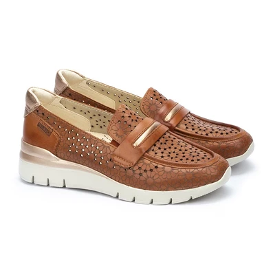 Abbildung von PIKOLINOS Slipper &quot;CANTABRIA&quot;, Schlupfschuh, Sommerschuh, Komfortschuh mit Blüten Muster