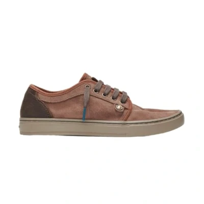 Abbildung von Satorisan Heisei Suede Casual Sneaker Herren und Damen Vintage Leder Sportschuhe Farbe Chestnut Größe 46