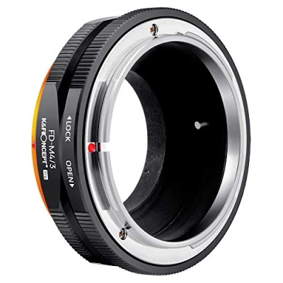 Abbildung von K&amp;F Concept M13125 FD M4/3 Hochpräziser Adapterring Objektivadapter Canon Adapter Objektiv für FL auf Micro 4/3 Olympus Pen E P1 P3