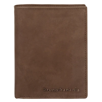 Abbildung von bruno banani kleine Geldbörse im Querformat Echt Leder Damen Echtleder Portemonnaie mit RFID Schutz, handliche Mini Wallet 022126