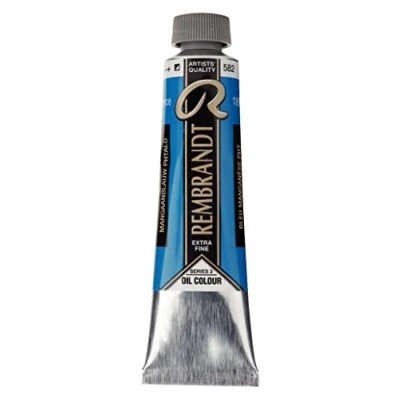 Abbildung von Rembrandt Oil Colour Tube Manganese Blue Phthalo 582