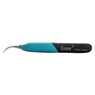 Abbildung von Weller Erem E7SA Ergonomische Präzisionspinzette mit Gebogenen Starken Spitzen