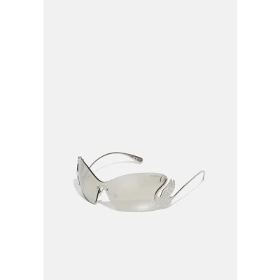 Abbildung von Swarovski Sonnenbrille, Damen, Größe: 34, silver / light grey mirror