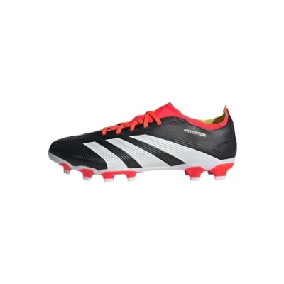 Abbildung von adidas Performance Predator League LOW MG Fußballschuh Nocken, Herren, Größe: 41 1/3, Core black/footwear white/solar red Schuhe