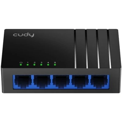Abbildung von Cudy GS105D 5 Port LAN Switch Gigabit, Gigabit Port, * 10/100/1000Mbit/s RJ45, Netzwerk Switch, Verteiler, Plug &amp; Play