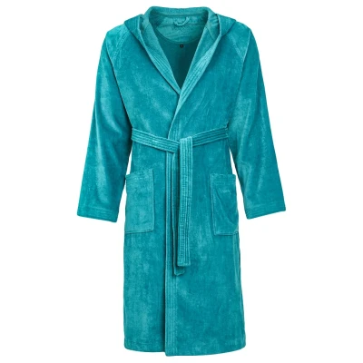 Abbildung von Vossen Texas Unisex Bademantel, Größe: XS, Lagoon
