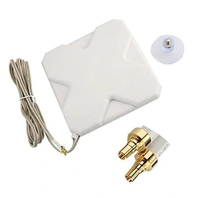 Abbildung von B14CS 4G LTE Antenne mit TS9 Anschluss und 2m Kabel, SMA Signalverstärker für 3G/4G Mobile Hotspots, Aircards Router
