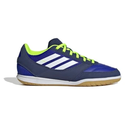Abbildung von adidas Performance SALA Competition Unisex Fußballschuh Halle für Kinder, Größe: 37 1/3, Lucid blue/white/lucid lemon Schuhe
