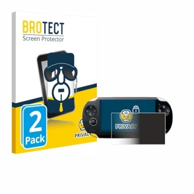 Abbildung von BROTECT (2 Stück Anti Spy Blickschutzfolie für Sony Playstation PS Vita Privacy Screen Protector [Displayschutz, Sichtschutz, Blaulichtfilter]