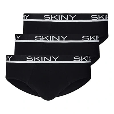Abbildung von Skiny 3ERPACK Slip, Herren, Größe: Large, Black