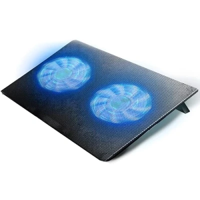 Abbildung von Retoo NOTEBOOK Kühler GAMING LAPTOP KÜHLER COOLER KÜHLPAD STÄNDER, LED Beleuchtung, 6 Stufen der Neigungswinkeleinstellung, Universell