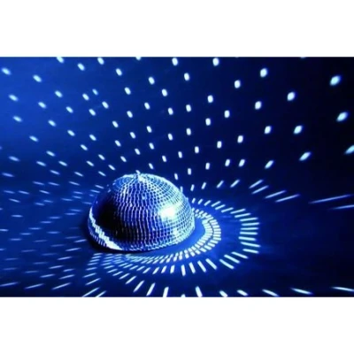 Abbildung von Showtec Mirrorball halb, 30 cm, mit Motor, 60401