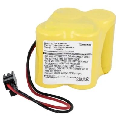 Abbildung von PLC Batterie kompatibel mit Panasonic A98L 0031 0025 Li MnO2 2900mAh für Allen Bradley MicroLogix 1400, 1500, GE Fanuc Amplifier Alpha iSV