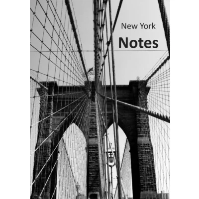 Abbildung von Tagebuch / Notizbuch New York Brooklyn Bridge: DIN A5, liniert