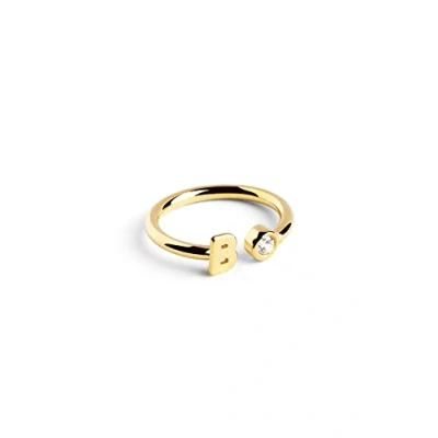 Abbildung von Singularu Personalizado Letter Ring, Damen, Größe: One Size, Letra b oro