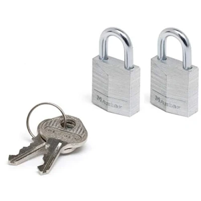 Abbildung von Master Lock Masterschloss 2 Pads 20 mm 9120EURTCC