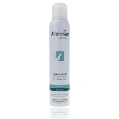Abbildung von Allpresan diabetic INTENSIV + REPAIR Schaum Creme mit Urea 200 ml
