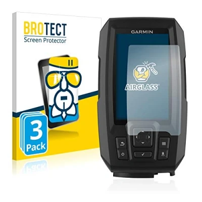 Abbildung von BROTECT Schutzglas für Garmin Striker Plus 4 (3 Stück) Schutzfolie Panzer Folie Glas [Extrem Kratzfest 9H, Anti Fingerprint, Ultra Transparent]