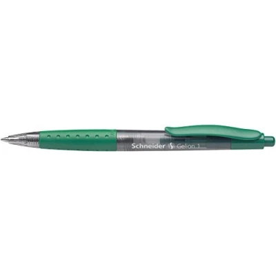 Abbildung von SCHNEIDER 101004 Gelschreiber Gelion 1, auswechselbare Mine mit Edelstahlspitze, 0,4 mm, grün
