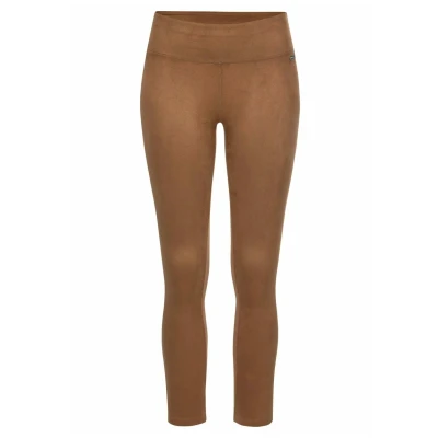 Abbildung von Lascana Leggings Hosen, Damen, Größe: 32/34, Camelfarben